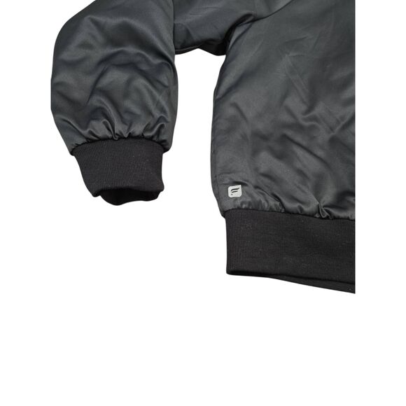 Fabletics Electra Puffy Bomber Jacket Black Size XL 14–16 Women’s NWT Lightweigh - Picture 9 of 10